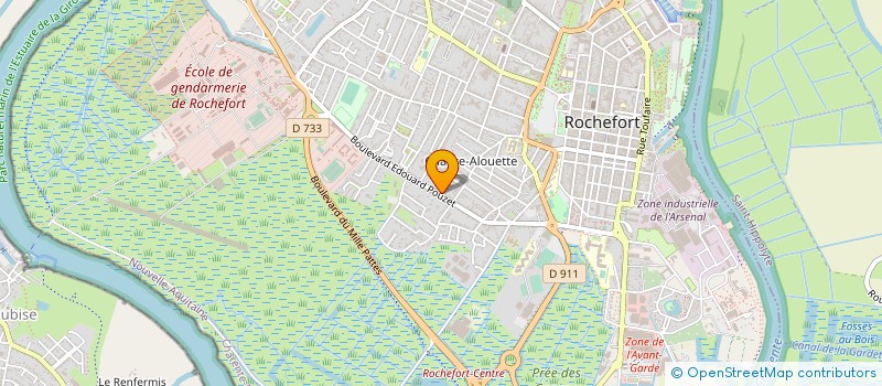 localisation de l'entreprise MONSIEUR AXEL CHUSSEAU  ROCHEFORT