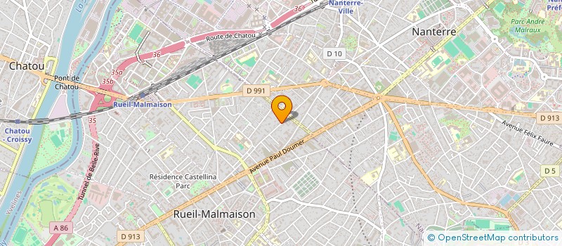 localisation de l'entreprise MONSIEUR AXEL CLARKE DE DROMANTIN à RUEIL-MALMAISON