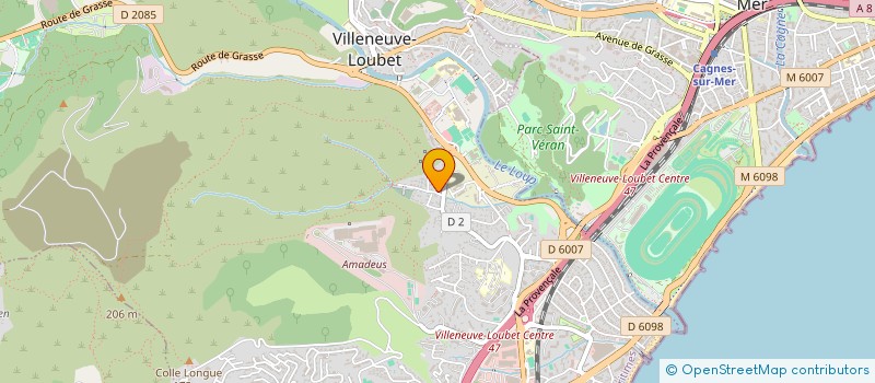 localisation de l'entreprise MONSIEUR AXEL CLASQUIN à VILLENEUVE-LOUBET
