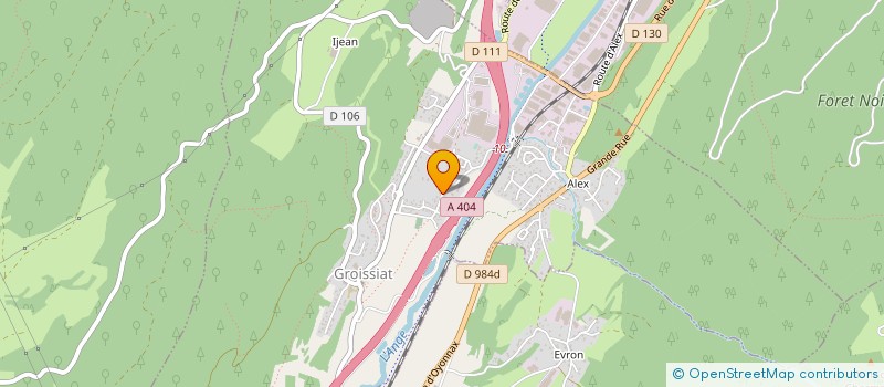 localisation de l'entreprise MONSIEUR AXEL CLERC  GROISSIAT