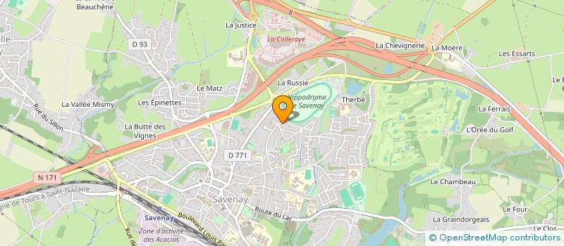 localisation de l'entreprise MONSIEUR AXEL COCAUD  SAVENAY