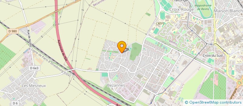 localisation de l'entreprise MONSIEUR AXEL COEURET  BEZANNES