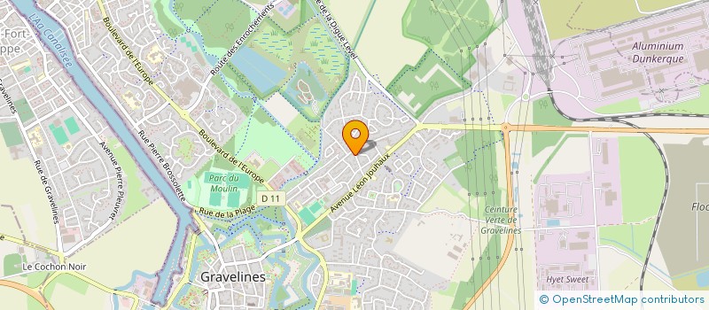 localisation de l'entreprise MONSIEUR AXEL COIGNON à GRAVELINES