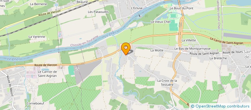 localisation de l'entreprise MONSIEUR AXEL COLAS  FAVEROLLES-SUR-CHER