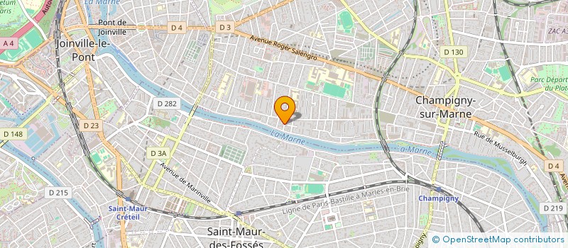 localisation de l'entreprise MONSIEUR AXEL COLIN  CHAMPIGNY-SUR-MARNE