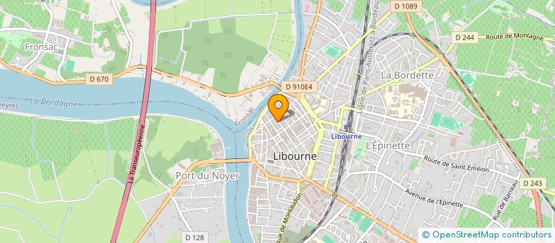 localisation de l'entreprise MONSIEUR AXEL COLLART DUTILLEUL  LIBOURNE