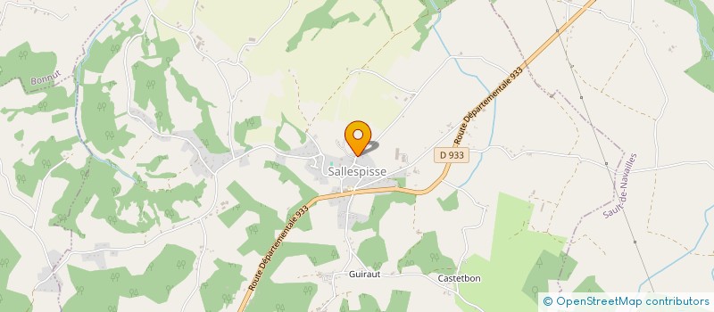 localisation de l'entreprise MONSIEUR AXEL COLSON  SALLESPISSE