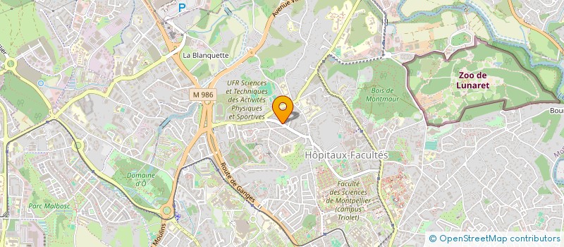 localisation de l'entreprise MONSIEUR AXEL CORMONT  MONTPELLIER