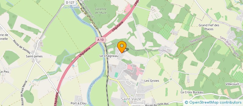 localisation de l'entreprise MONSIEUR AXEL COUTEAU  SAINT-VAIZE