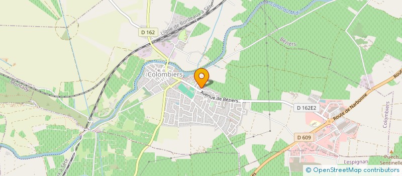 localisation de l'entreprise MONSIEUR AXEL COZAR à COLOMBIERS