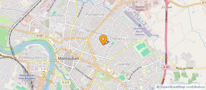 localisation de l'entreprise MONSIEUR AXEL CREPIN  MONTAUBAN