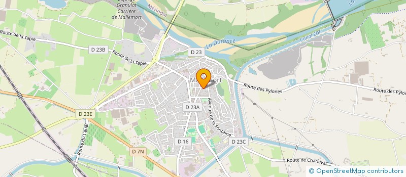 localisation de l'entreprise MONSIEUR AXEL CROCE  MALLEMORT