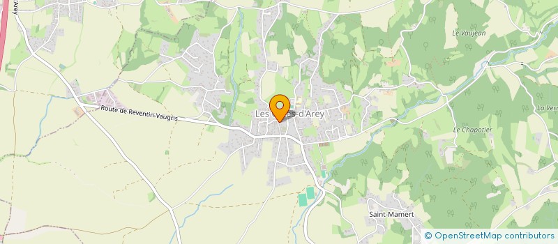 localisation de l'entreprise MONSIEUR AXEL CROZET  LES COTES-D'AREY