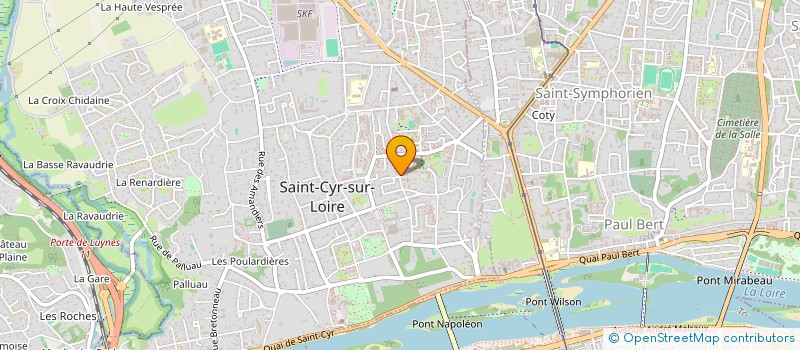 localisation de l'entreprise MONSIEUR AXEL DA SILVA  SAINT-CYR-SUR-LOIRE