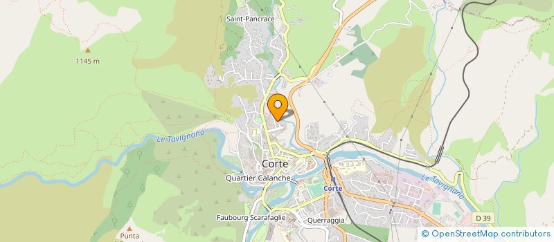 localisation de l'entreprise MONSIEUR AXEL DABBOUS à CORTE