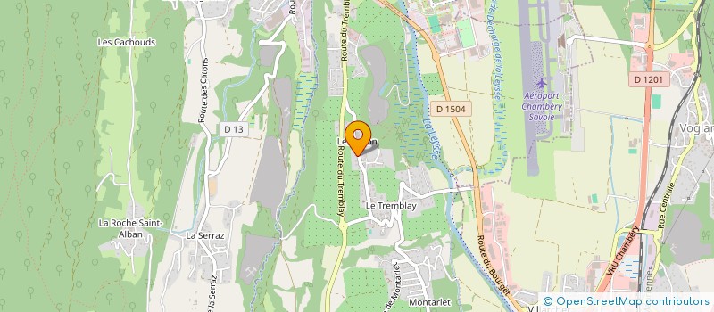 localisation de l'entreprise MONSIEUR AXEL DAMESIN  LA MOTTE-SERVOLEX