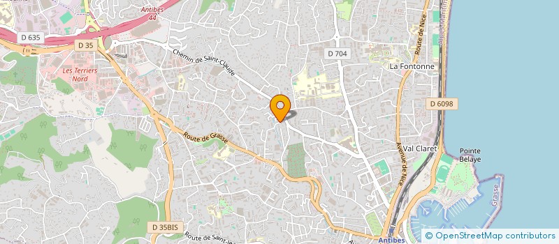 localisation de l'entreprise MONSIEUR AXEL DANSSAERT  ANTIBES