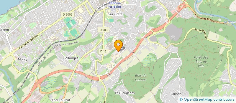 localisation de l'entreprise MONSIEUR AXEL DE CARVALHO BASET à THONON-LES-BAINS