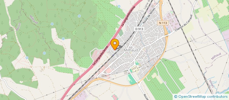 localisation de l'entreprise MONSIEUR AXEL DE LA MATA  MILHAUD