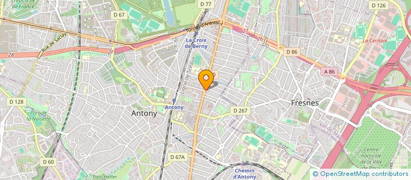 localisation de l'entreprise MONSIEUR AXEL DE SWARTE à ANTONY