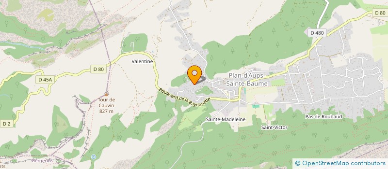 localisation de l'entreprise MONSIEUR AXEL DEAN  PLAN-D'AUPS-SAINTE-BAUME