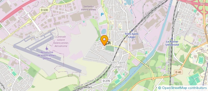 localisation de l'entreprise MONSIEUR AXEL DEBEVE  TRITH-SAINT-LEGER