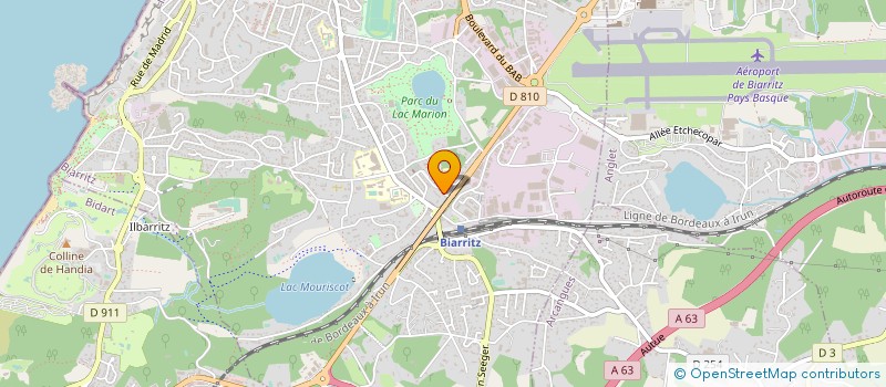 localisation de l'entreprise MONSIEUR AXEL DEBOURGOGNE à BIARRITZ