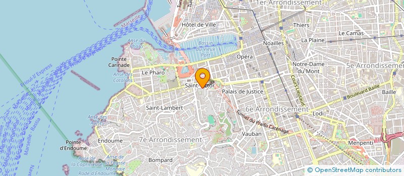 localisation de l'entreprise MONSIEUR AXEL DEBREILLY  MARSEILLE