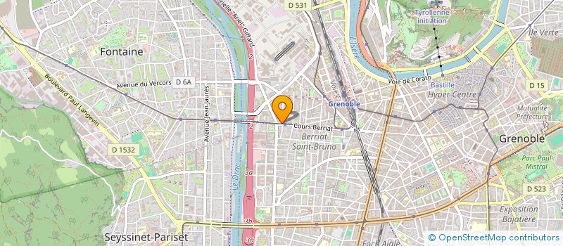 localisation de l'entreprise MONSIEUR AXEL DECRUY à GRENOBLE