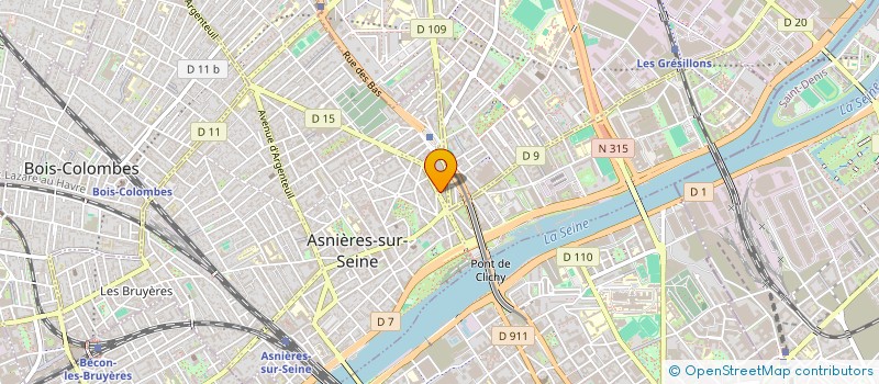 localisation de l'entreprise MONSIEUR AXEL DEFONTAINE à ASNIERES-SUR-SEINE