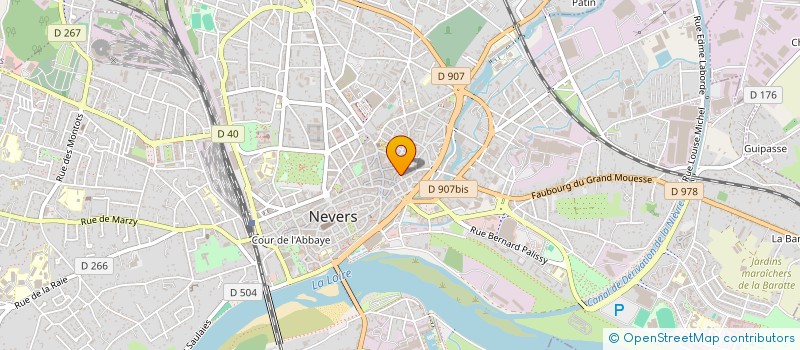 localisation de l'entreprise MONSIEUR AXEL DEFRNANCE  NEVERS
