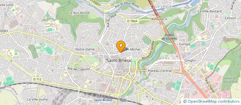 localisation de l'entreprise MONSIEUR AXEL DEJARDINS à SAINT-BRIEUC