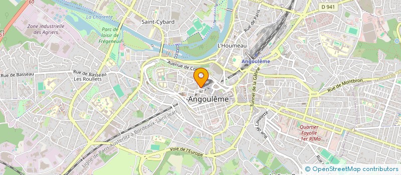 localisation de l'entreprise MONSIEUR AXEL DELAFONTAINE à ANGOULEME