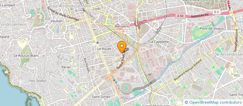localisation de l'entreprise MONSIEUR AXEL DELAGE  MARSEILLE