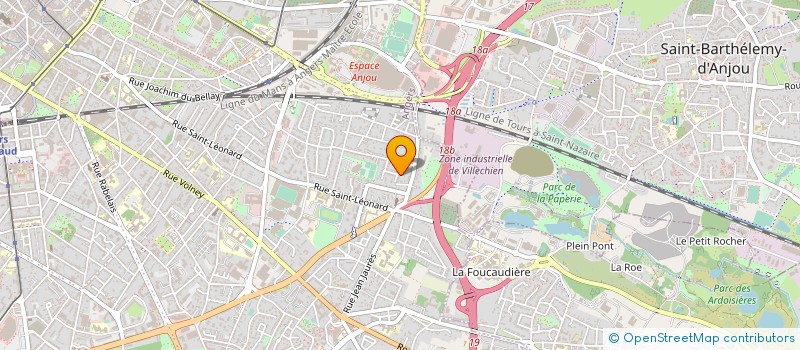 localisation de l'entreprise MONSIEUR AXEL DELAUNAY  ANGERS