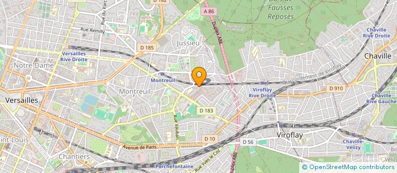 localisation de l'entreprise MONSIEUR AXEL DELAVIEZ à VERSAILLES