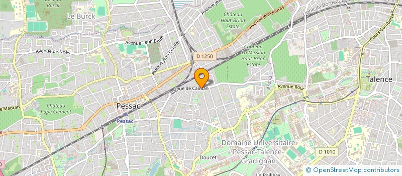 localisation de l'entreprise MONSIEUR AXEL DELOUBES  PESSAC