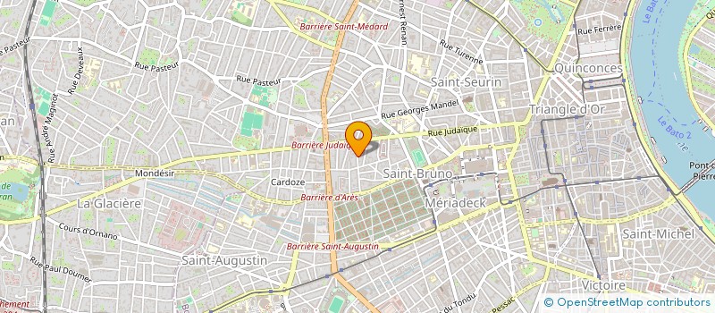 localisation de l'entreprise MONSIEUR AXEL DENJEAN  BORDEAUX