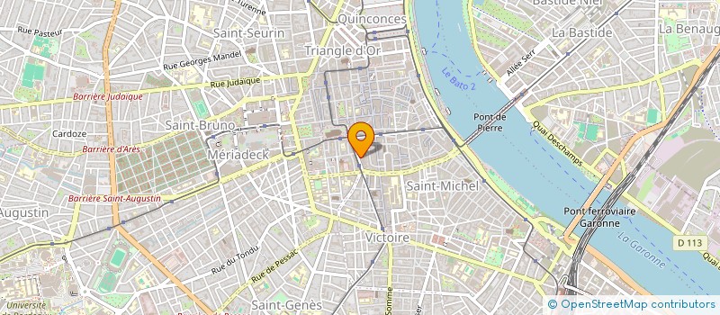 localisation de l'entreprise MONSIEUR AXEL DEROCHE  BORDEAUX