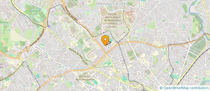 localisation de l'entreprise MONSIEUR AXEL DEROO à MONTPELLIER