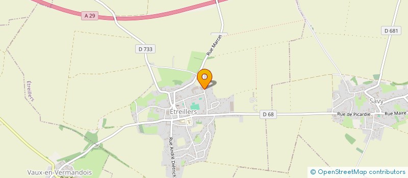 localisation de l'entreprise MONSIEUR AXEL DESAINTJEAN  ETREILLERS