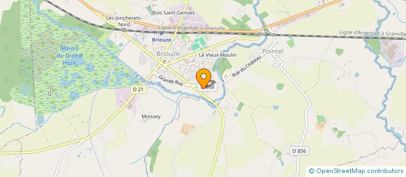 localisation de l'entreprise MONSIEUR AXEL DESLANDES à BRIOUZE
