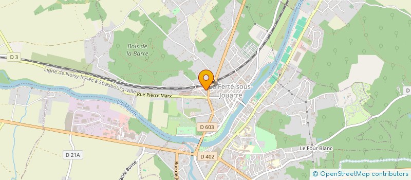 localisation de l'entreprise MONSIEUR AXEL DESTREZ à LA FERTE SOUS JOUARRE