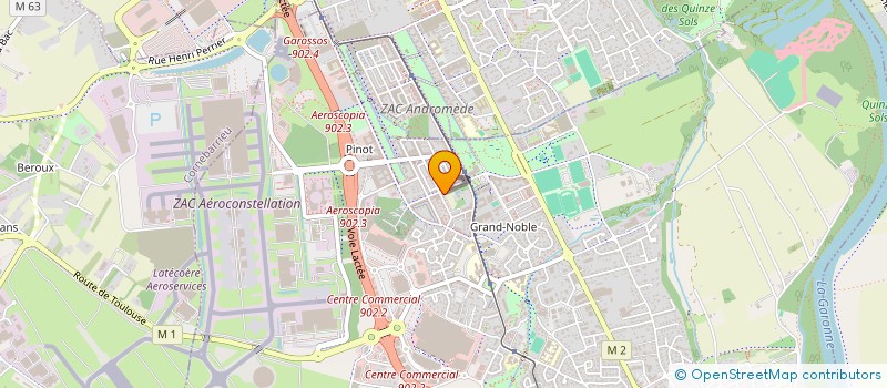 localisation de l'entreprise MONSIEUR AXEL DEVIGE  BLAGNAC