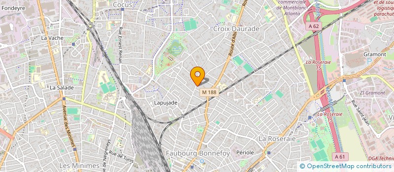 localisation de l'entreprise MONSIEUR AXEL DIRAT  TOULOUSE