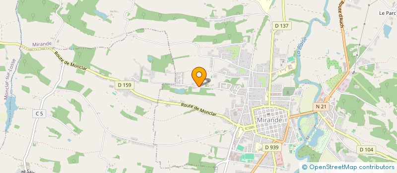 localisation de l'entreprise MONSIEUR AXEL DJIDA  MIRANDE