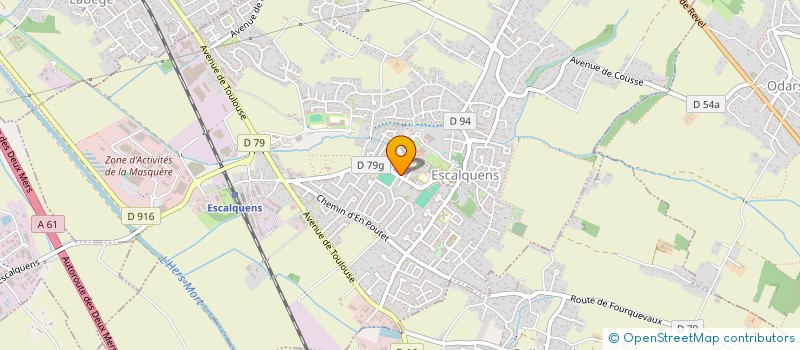 localisation de l'entreprise MONSIEUR AXEL DOLBOT  ESCALQUENS