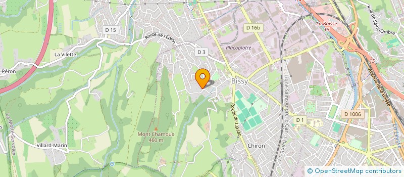 localisation de l'entreprise MONSIEUR AXEL DOMONT  PORTE-DE-SAVOIE