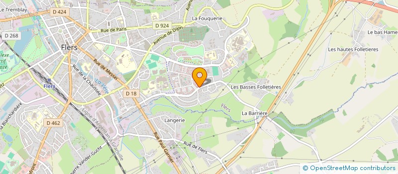 localisation de l'entreprise MONSIEUR AXEL DONNE à FLERS