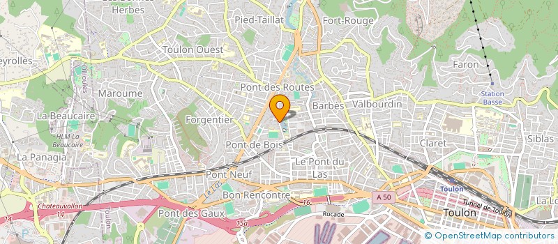 localisation de l'entreprise MONSIEUR AXEL DORE  TOULON